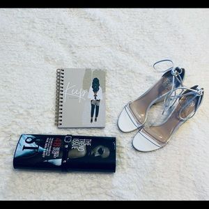 Vince Camino White Wedge Heels Size 9M